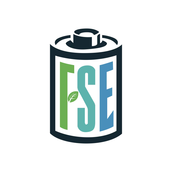 Official FSEbattery company logo by Forest Source Energy (HK) Limited - featuring a modern battery icon with leaf symbol, representing innovative energy storage solutions.